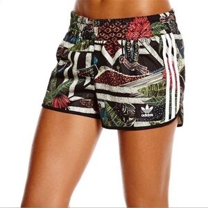 Adidas Farm Xilo Floresta print shorts Jungle animal 3 stripes Sz-M. N7